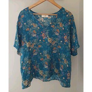 Natural Life Easy V Neck Tee Blouse